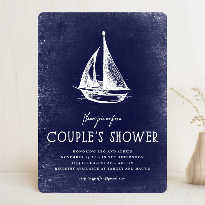 Nautical Bridal Shower Invitations by Rebecca Bowen | Minted