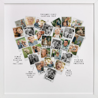 Captioned Heart Snapshot Mix® Photo Art