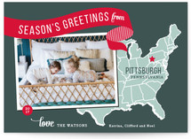 Holiday Map - East Coast