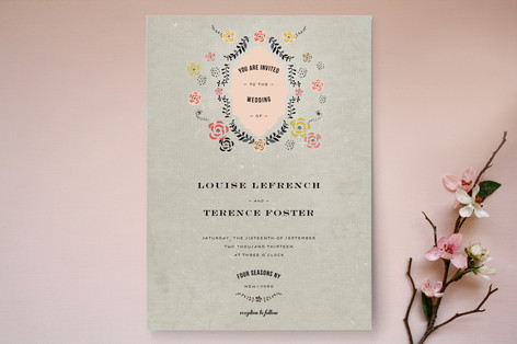 Rustic Romantic Vintage Wedding Invitations Inked Weddings Rustic Tree Wedding Invitation Romantic Vintage Suite