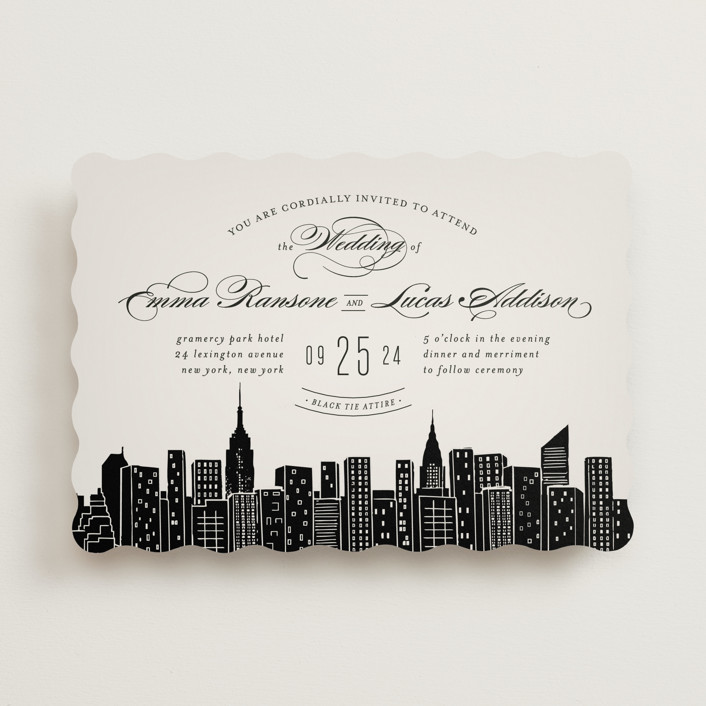Custom Wedding Invitations New York Unique Custom Wedding Invitations New York City