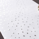 120" Snow Dot Silver