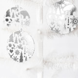 Wintry Mix Silver Foil-Pressed