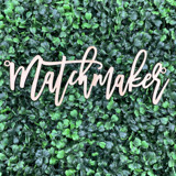 Matchmaker ii - Chair Sign | Birch Wood Aisle and Chair Decor