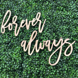 Forever + Always Chair Decor | Birch Wood Aisle and Chair Decor