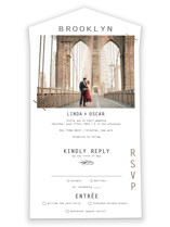 A Place to Remember All-in-One Foil-Pressed Wedding Invitations