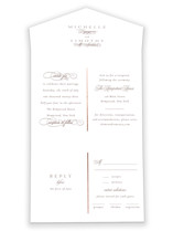 Better Half All-in-One Foil-Pressed Wedding Invitations