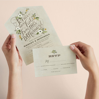 Boheme All-in-One Wedding Invitations