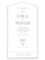 All-in-One Wedding Invitations