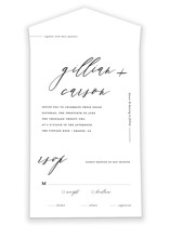Villa All-in-One Wedding Invitations
