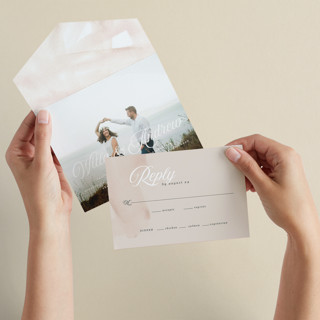 Romance All-in-One Wedding Invitations