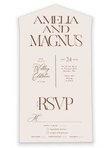 All-in-One Wedding Invitations