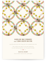 Quilted Wedding Announcements