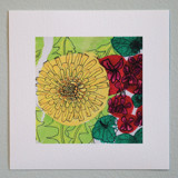 Garden Sketch Dandelion and Violets Limited Edition Prints - Drawing