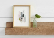 The Artful Shelf™ with Stacked Joints Art Shelves