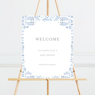 Foxy Baby Shower Large Custom Signs