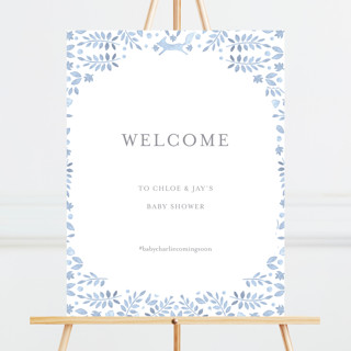 Foxy Baby Shower Large Custom Signs