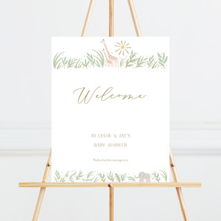 Jungle shower Large Custom Signs
