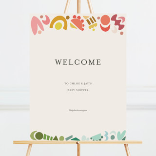 Rainbow Shapes Large Custom Signs