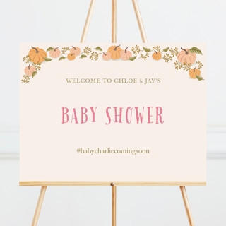 Autumn Pumpkin Large Custom Signs