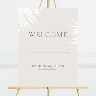 Gilded Palm Large Custom Signs