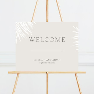 Gilded Palm Large Custom Signs