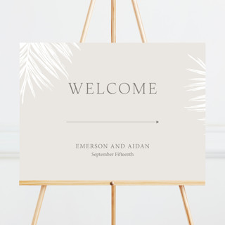 Gilded Palm Large Custom Signs