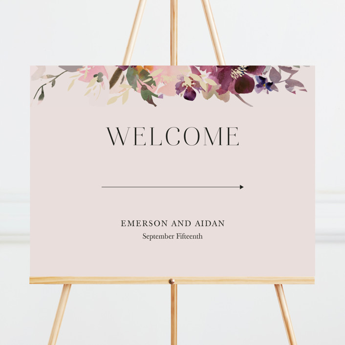 Fleur large custom signs by lori wemple minted