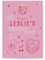 Dancing Queen Bachelorette Party Invitations