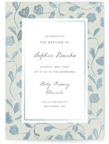 Florentine Foil-Pressed Baptism and Christening Invitations