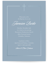 Covenant Foil-Pressed Baptism and Christening Invitations