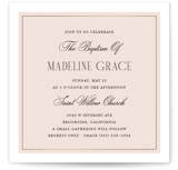 Baptism Foil-Pressed Baptism and Christening Invitations