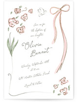 By Grace Foil-Pressed Baptism and Christening Invitations