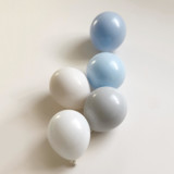 Cloud Blue Balloon Garland Luxury Kit (10-12ft) Party Balloons