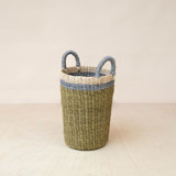 Olive Cylinder Vase Basket Decorative Baskets