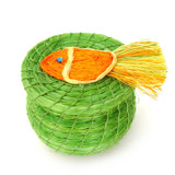 Lidded Basket Swimming Fish Decorative Baskets