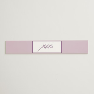 Floral Wisp Bridal Shower Belly Bands