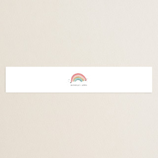 rainbow splash Bridal Shower Belly Bands