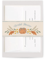 Pumpkins + Bows Bridal Shower Belly Bands