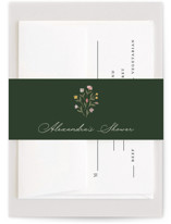 Floral Greenery Bridal Shower Belly Bands