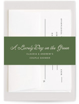 Lets Croquet Bridal Shower Belly Bands