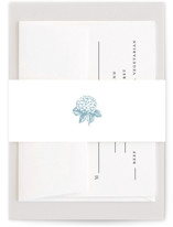 Hydrangea bloom Bridal Shower Belly Bands