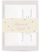 Holiday bow Bridal Shower Belly Bands