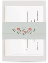 Parisian Roses Bridal Shower Belly Bands