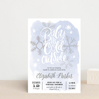 Baby It's Cold Outside Baby Shower Postcards