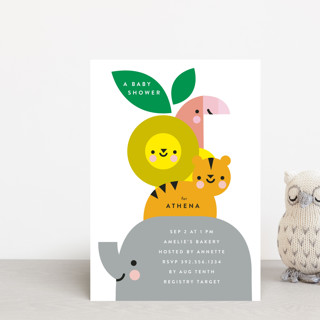 Safari Baby Shower Postcards