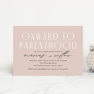 Onward to Parenthood Baby Shower Postcards