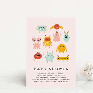 Monsters Baby Shower Postcards