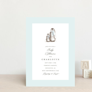 Penguins Baby Shower Postcards
