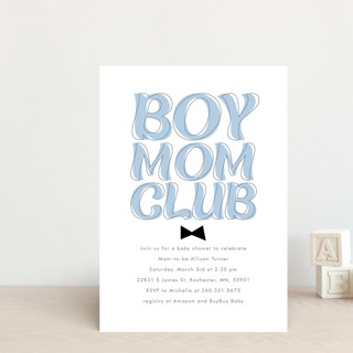 Boy Mom Baby Shower Postcards